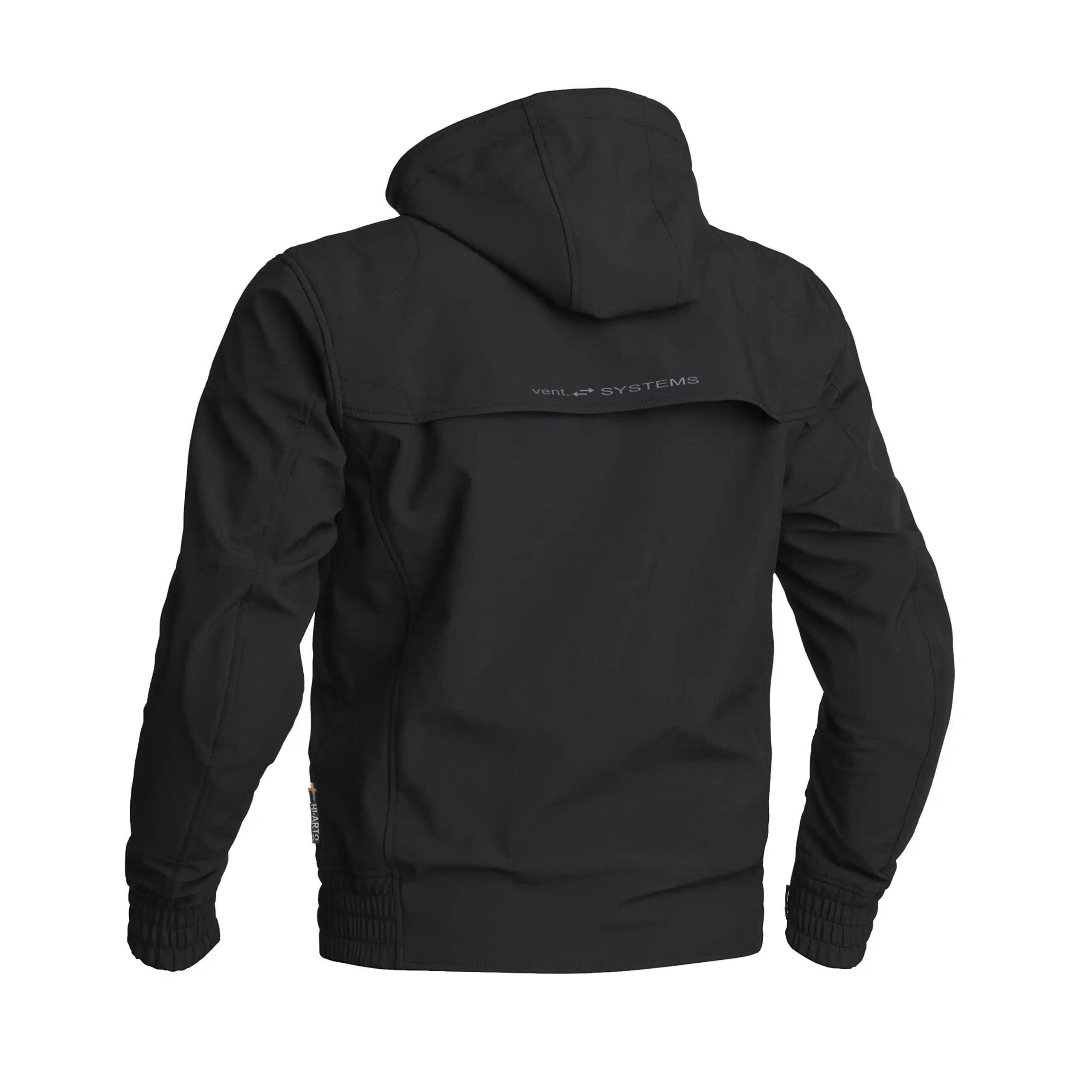 Lindstrands softshell ajotakki Frisen, musta - Image 4