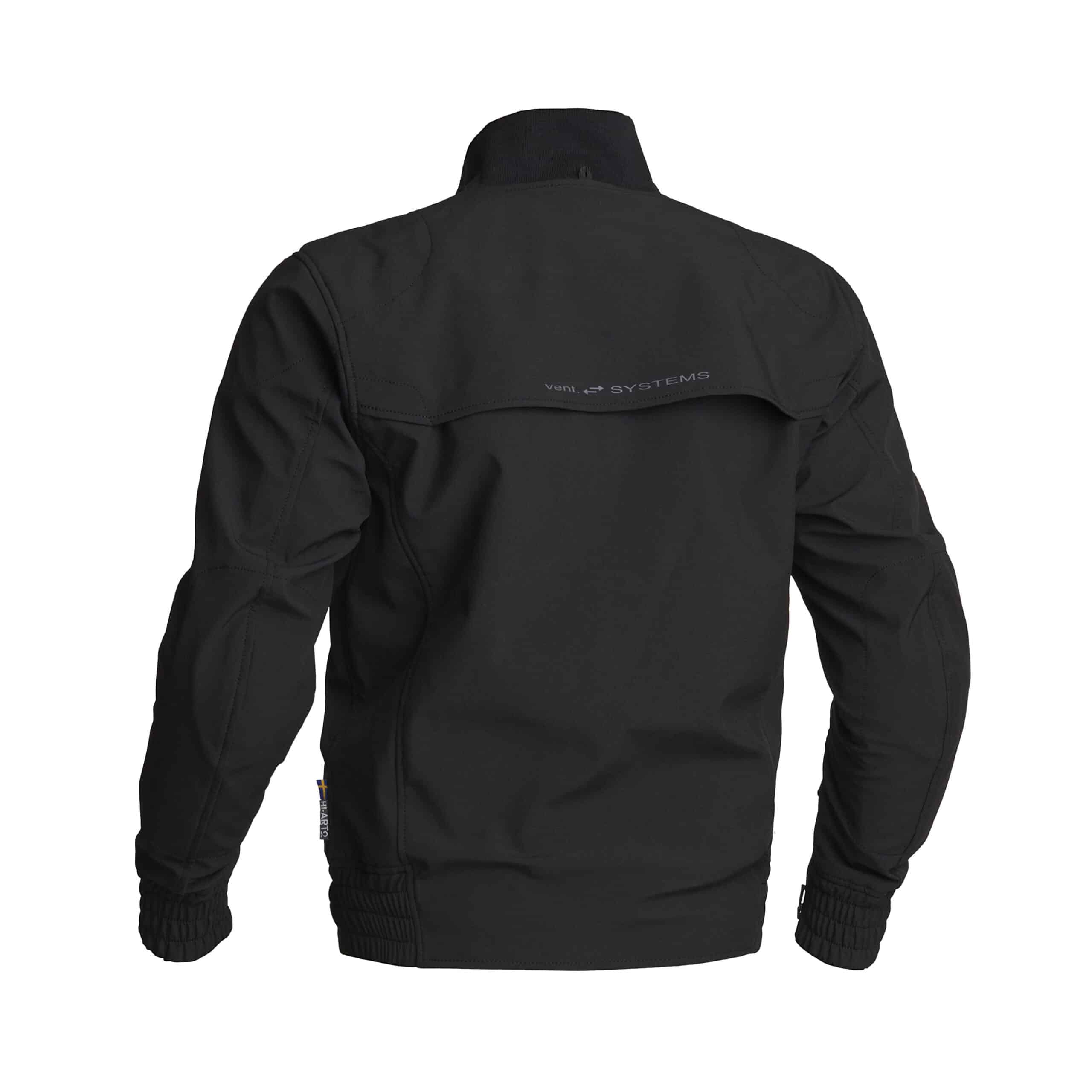 Lindstrands softshell ajotakki Frisen, musta - Image 5