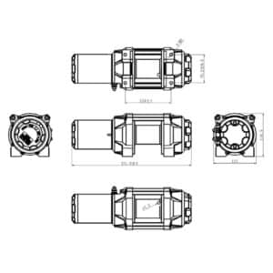 Bronco Vinssi HDQS 3500 Kauko ohjattava 73-636