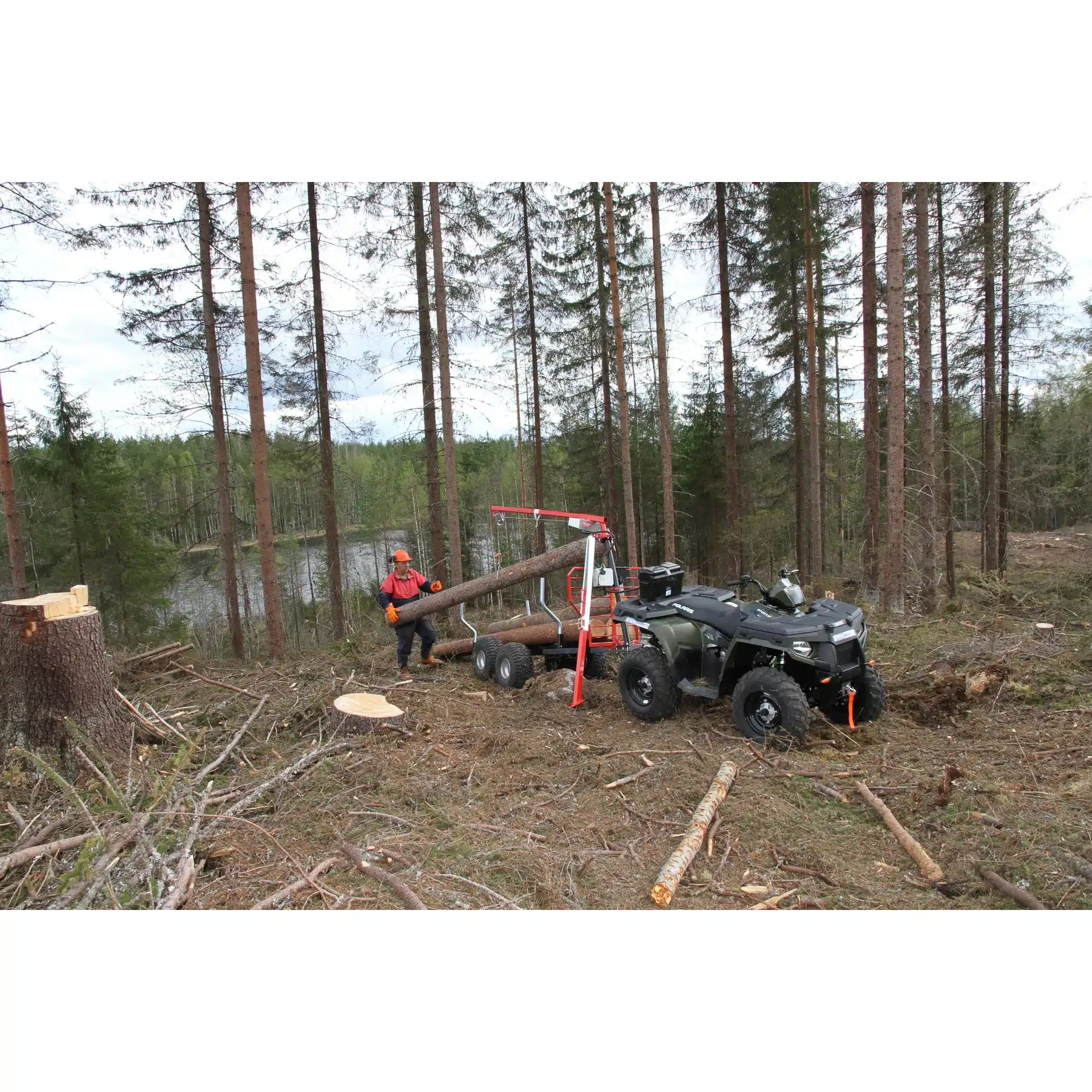 Mönkijän tukkikärry Ultratec - Image 9