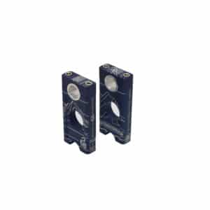 Ohjaustangon korotuspalat 7" sininen - CFR Knucks Risers