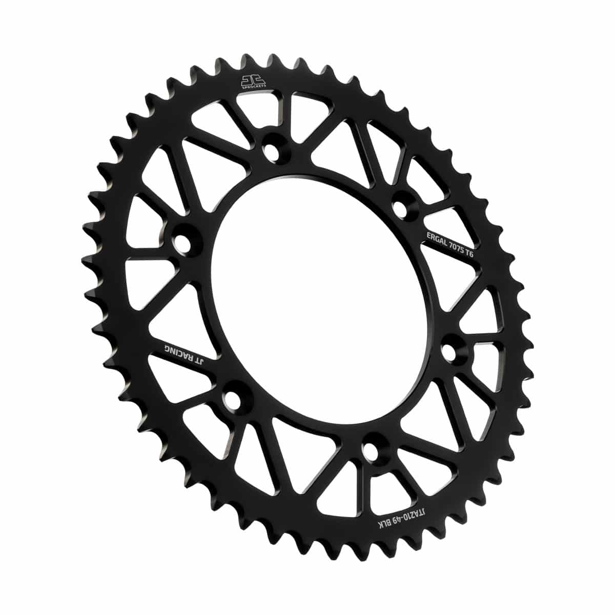 JT Takaratas Alumiini 7075 T6 Musta JTA210.49BLK 274-A210-49-0