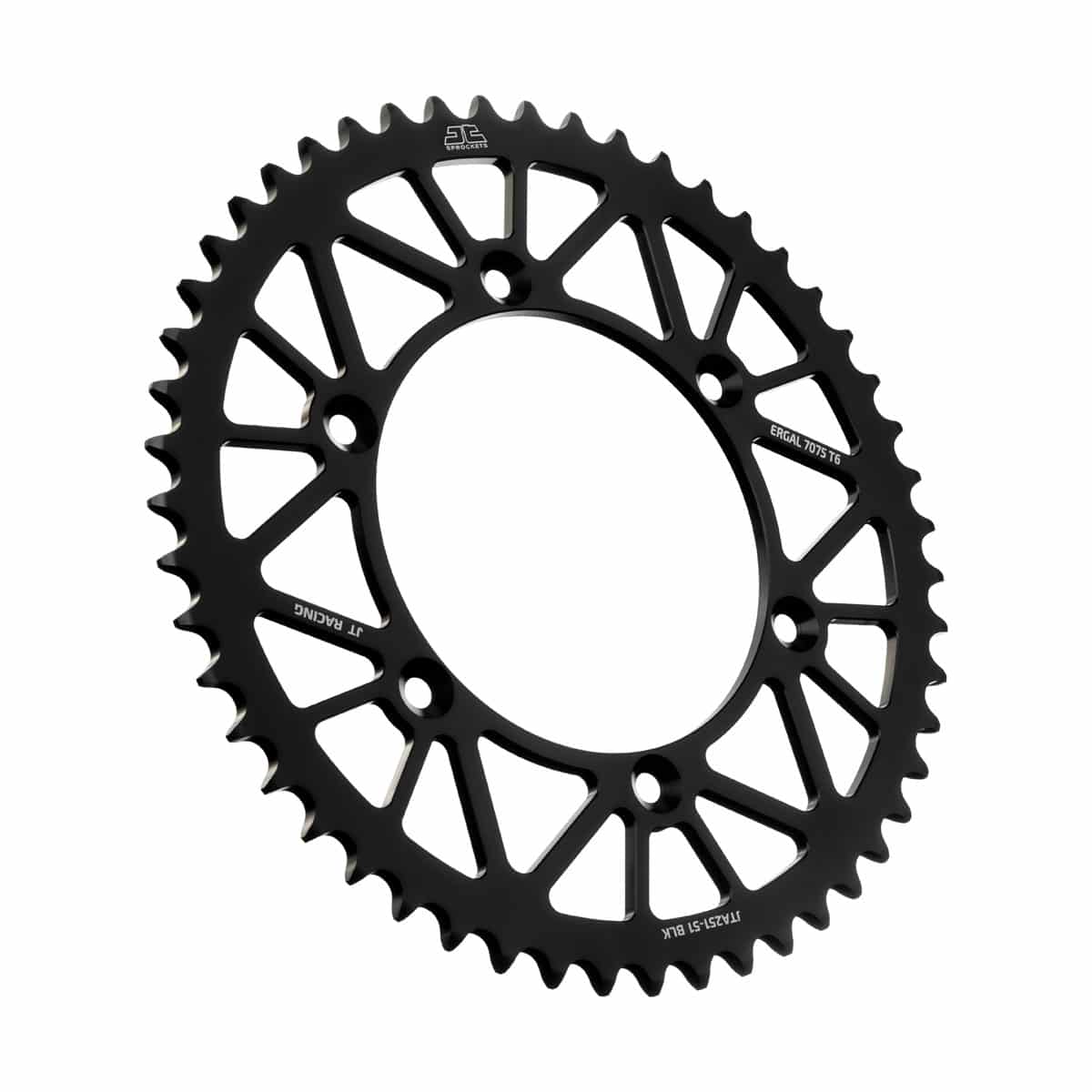 JT Takaratas Alumiini 7075 T6 Musta JTA251.51BLK 274-A251-51-0