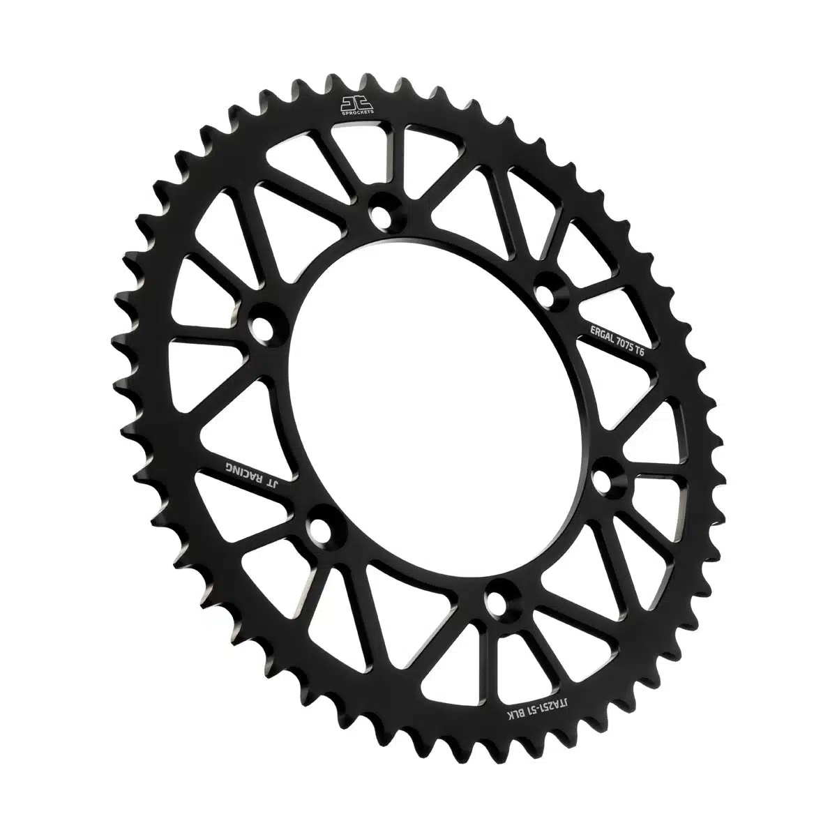JT Takaratas Alumiini 7075 T6 Musta JTA251.51BLK 274-A251-51-0