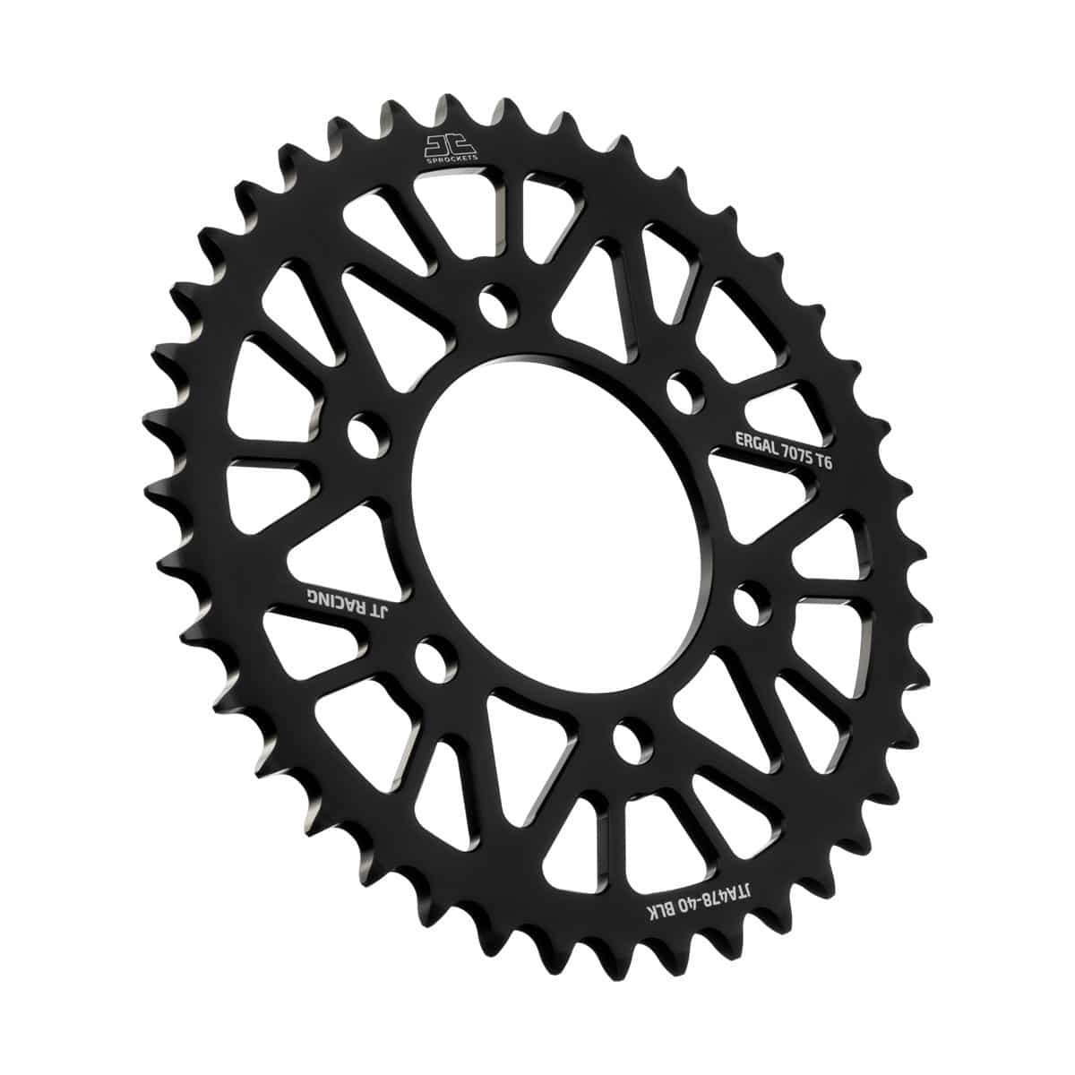 JT Takaratas Alumiini 7075 T6 Musta JTA478.40BLK 274-A478-40-0