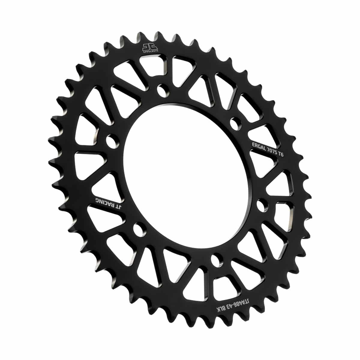 JT Takaratas Alumiini 7075 T6 Musta JTA486.43BLK 274-A486-43-0