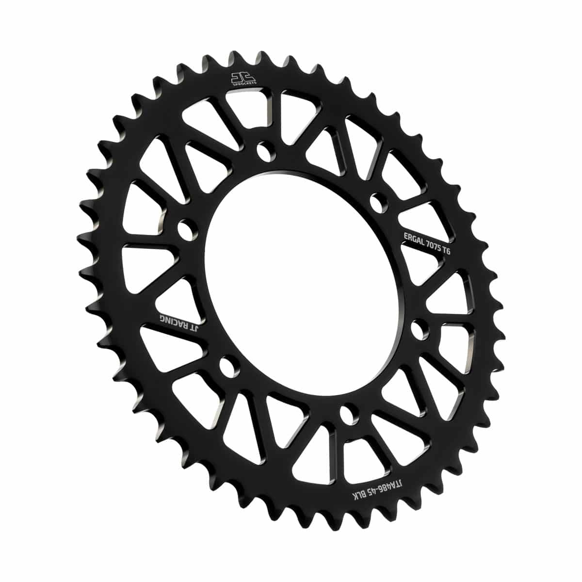 JT Takaratas Alumiini 7075 T6 Musta JTA486.45BLK 274-A486-45-0