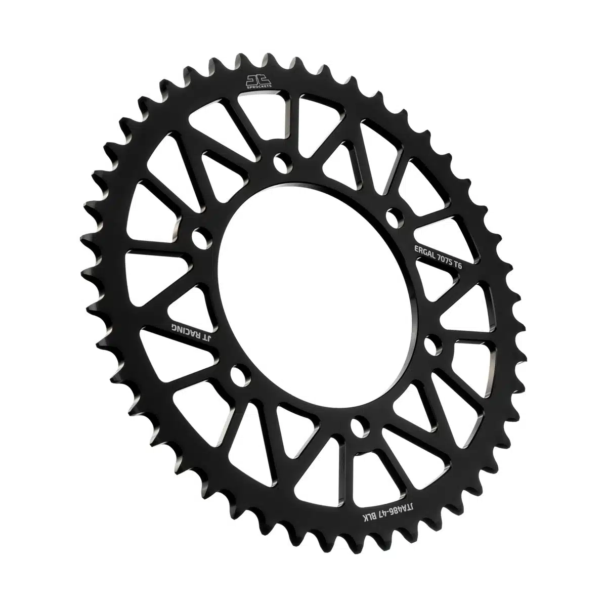 JT Takaratas Alumiini 7075 T6 Musta JTA486.47BLK 274-A486-47-0