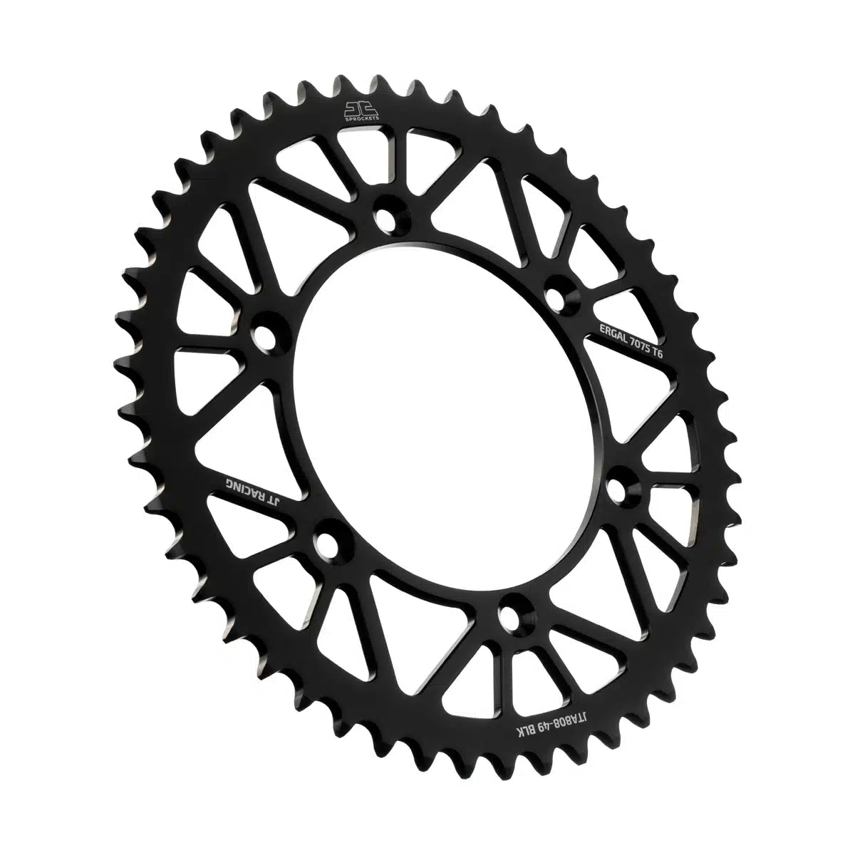 JT Takaratas Alumiini 7075 T6 Musta JTA808.49BLK 274-A808-49-0