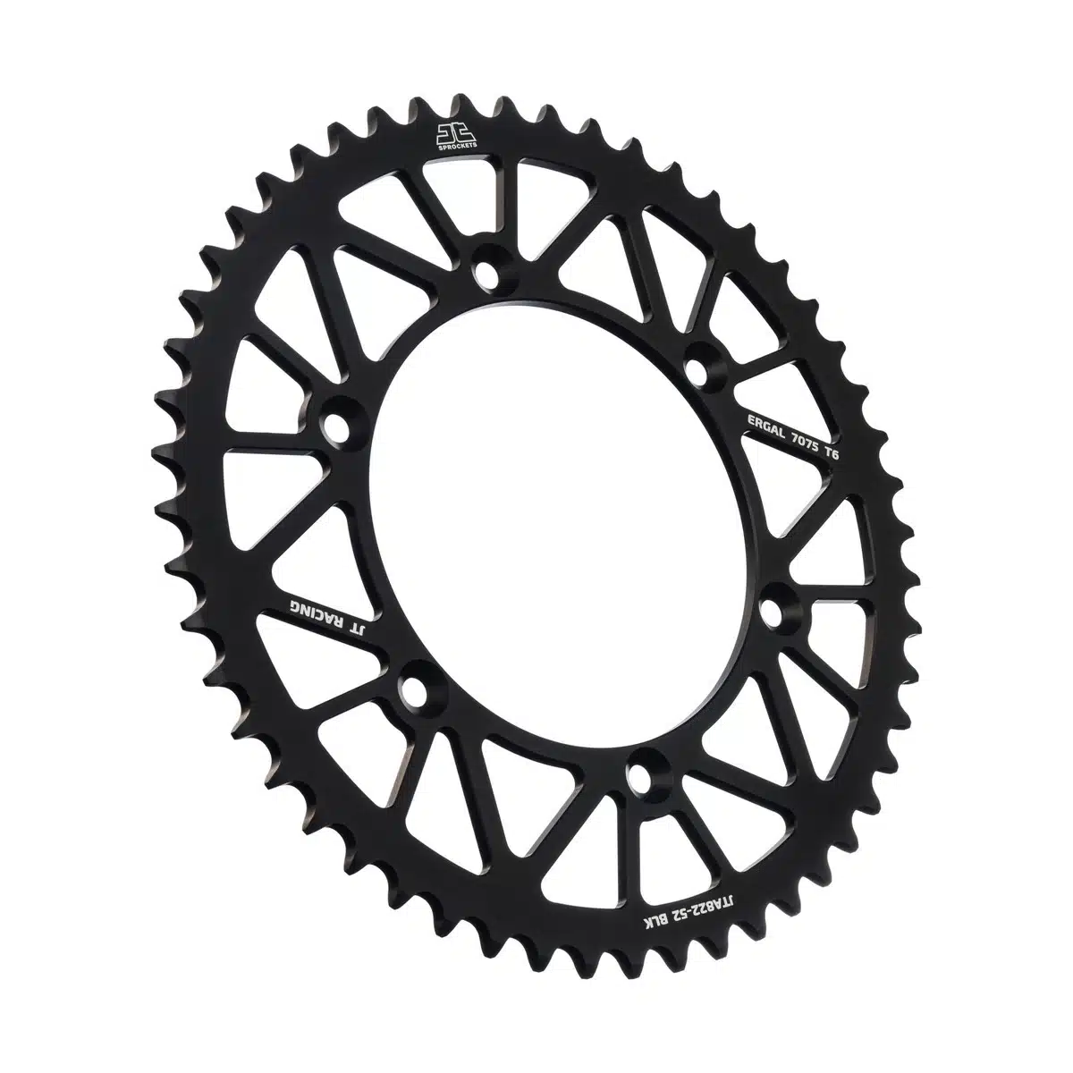 JT Takaratas Alumiini 7075 T6 Musta JTA822.52BLK 274-A822-52-0