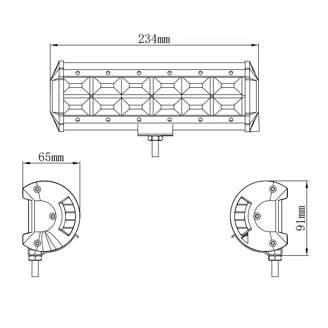 Kinwons Led Kaukovalopaneeli 10-30V 144W Flood 109-85144 - Image 2