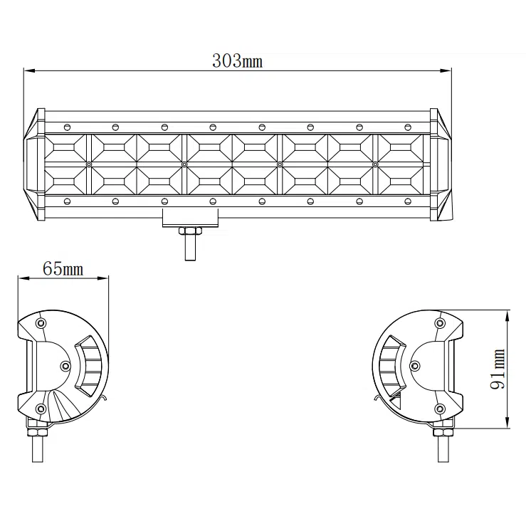 Kinwons Led Kaukovalopaneeli 10-30V 192W Flood 109-85192 - Image 2