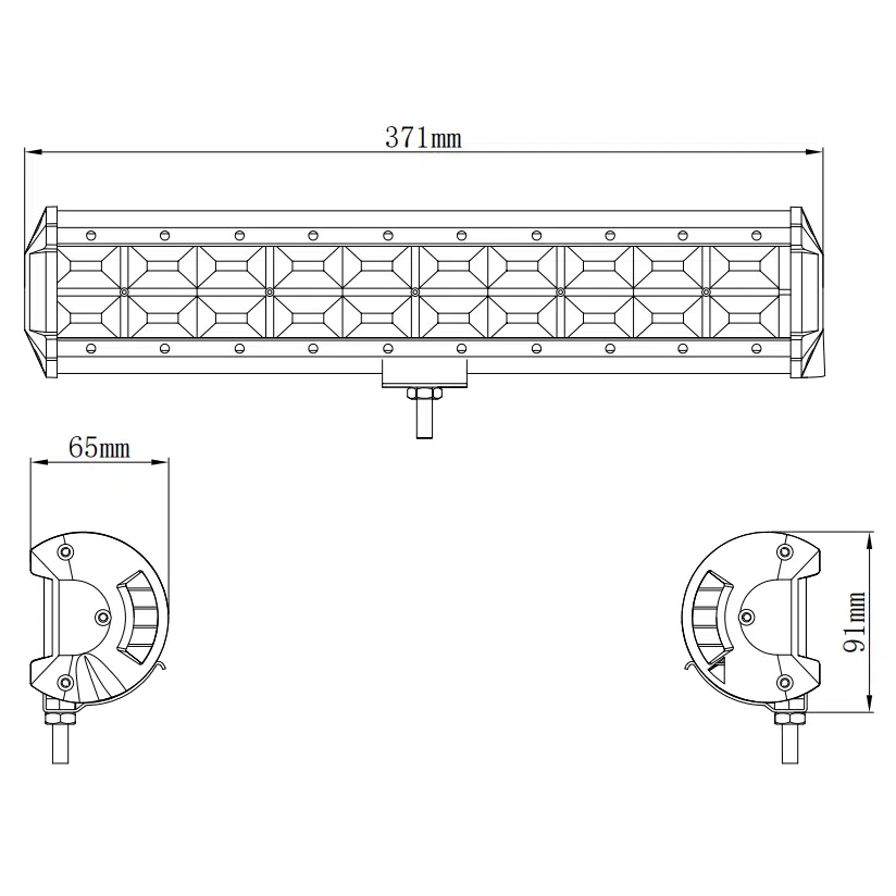 Kinwons Led Kaukovalopaneeli 10-30V 240W Flood 109-85240 - Image 2