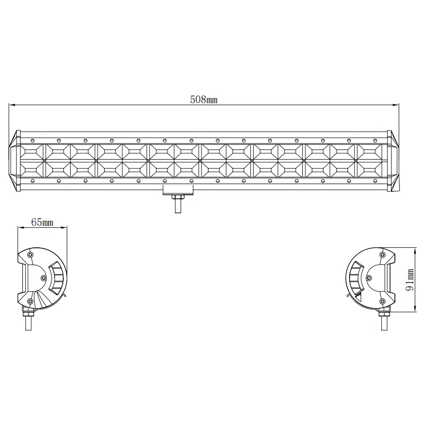 Kinwons Led Kaukovalopaneeli 10-30V 336W Flood 109-85336 - Image 2