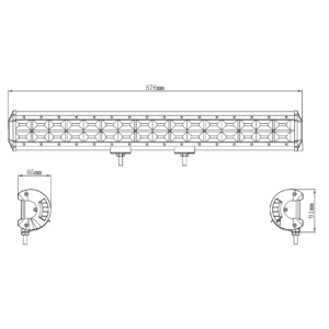 Kinwons Led Kaukovalopaneeli 10-30V 384W Flood 109-85384