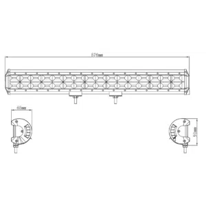 Kinwons Led Kaukovalopaneeli 10-30V 384W Flood 109-85384