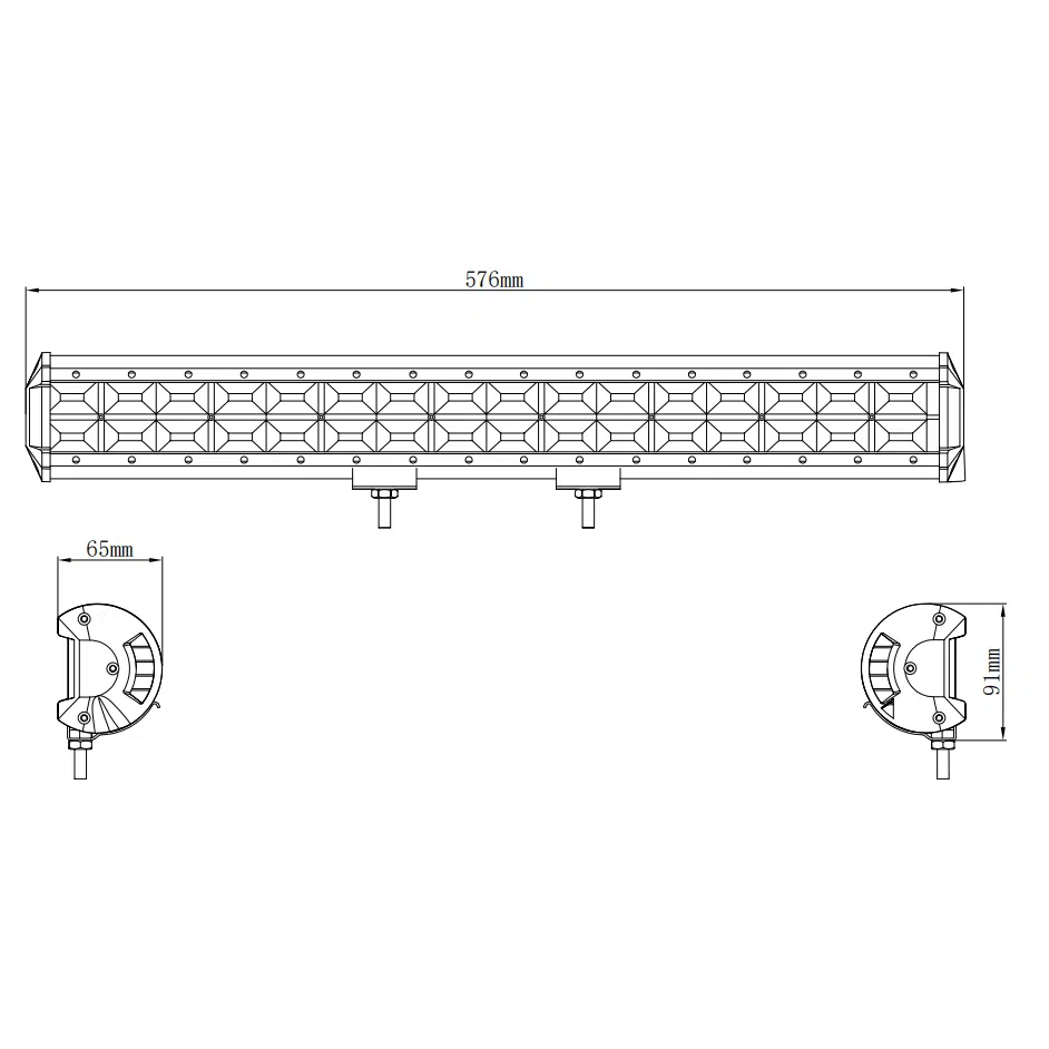 Kinwons Led Kaukovalopaneeli 10-30V 384W Flood 109-85384