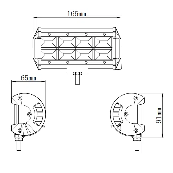 Kinwons Led Kaukovalopaneeli 10-30V 96W Flood 109-8596 - Image 2