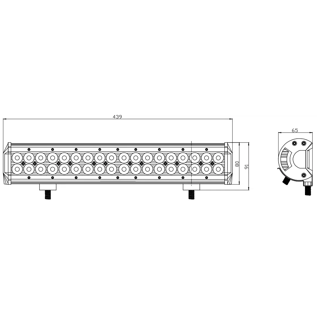 Kinwons Led Kaukovalopaneeli 10-30V 108W Combo 109-87108 - Image 2