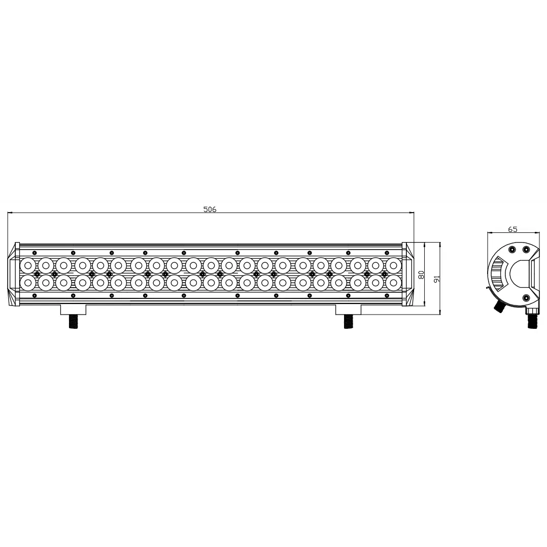 Kinwons Led Kaukovalopaneeli 10-30V 126W Combo 109-87126 - Image 2