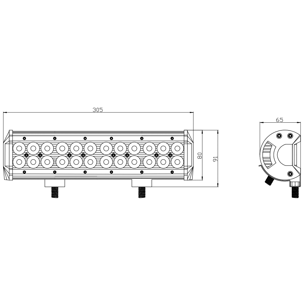Kinwons Led Kaukovalopaneeli 10-30V 72W Combo 109-8772 - Image 2