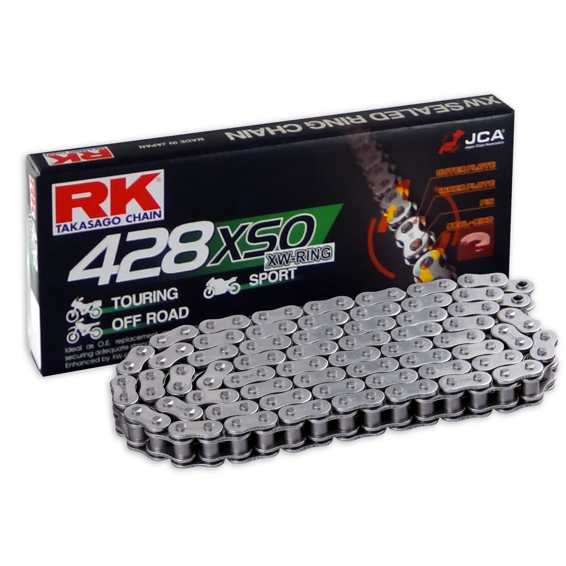 RK 428XSO O-rengasketju +CL (jousil.) 282-428190-124