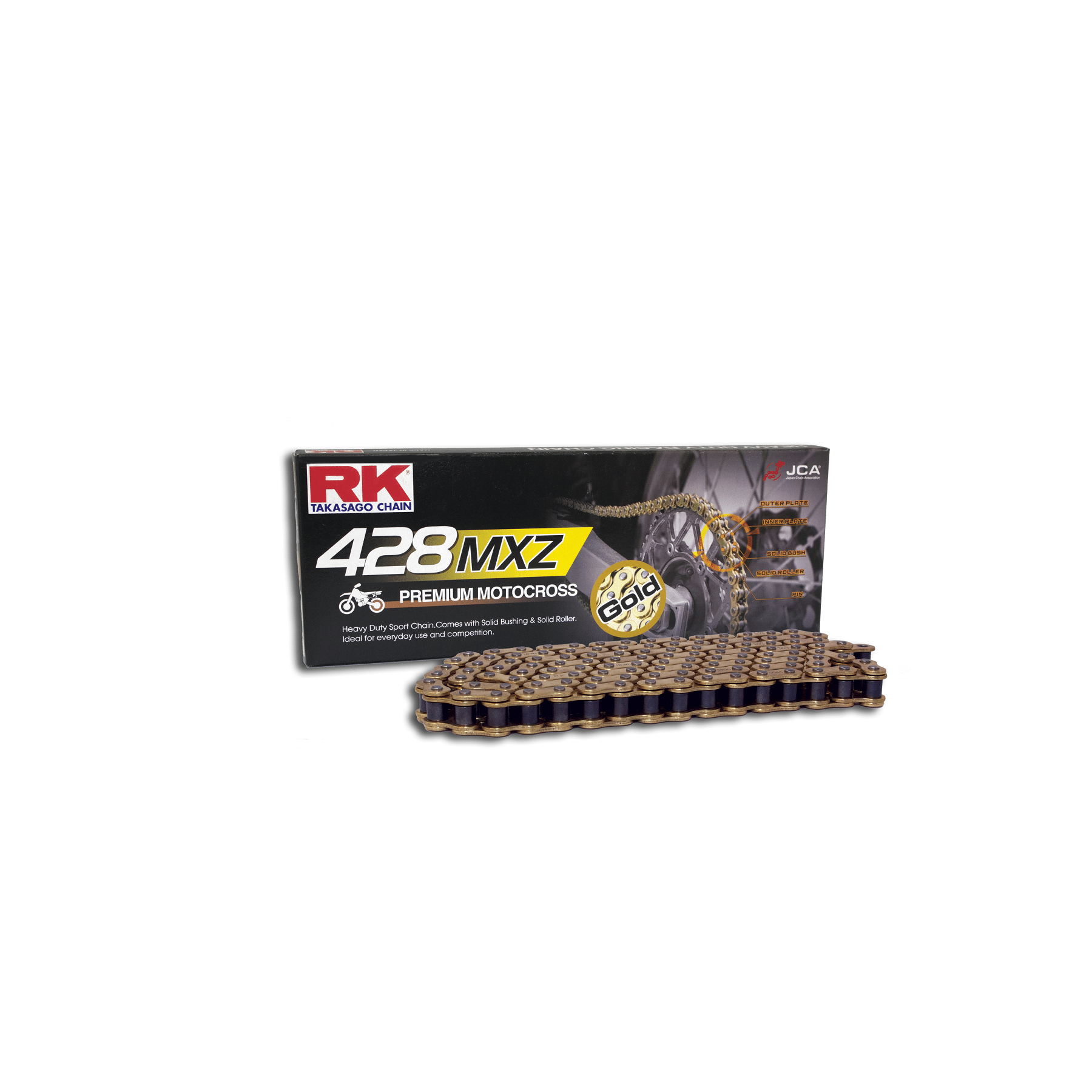 RK GB428MXZ Offroad/Street ketju Kulta +CL (Jousil.) 282-428151-126