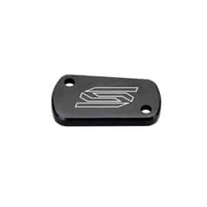 Scar Front Brake Reservoir Cover – Kawasaki/Suzuki/Yamaha  Black 430-1801BK