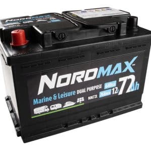 NORDMAX Leisure vapaa-ajan akku 12V 72Ah NM72L